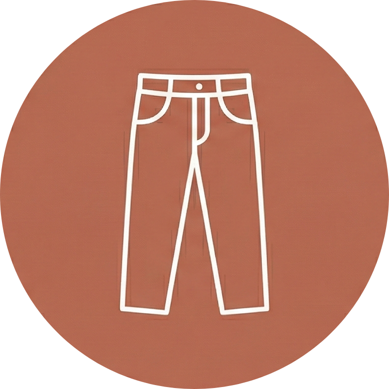 Jeans icon circle