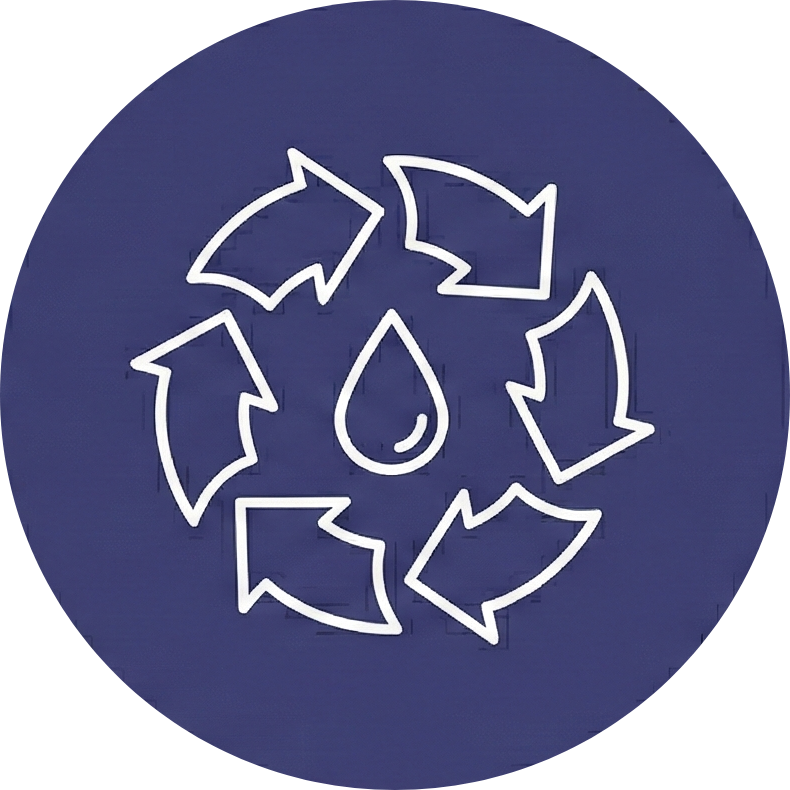 Water recycling icon